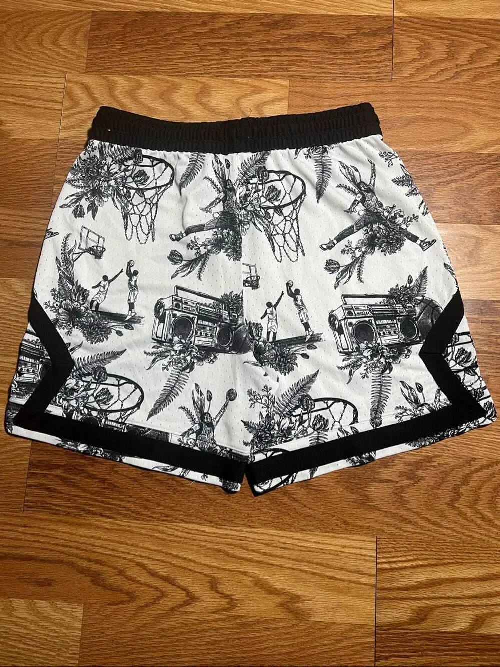 Jordan Sport Men's Dri-FIT Floral Jumpman Diamond Shorts Large